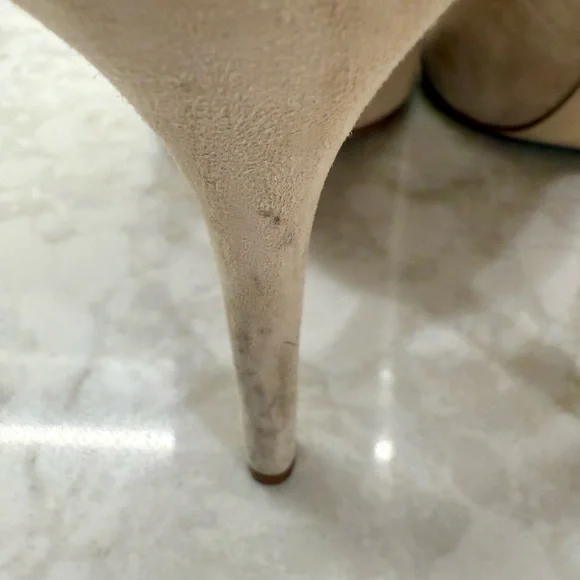 Sam Edelman Hazel Pump Beige Suede Size 9 - Picture 5 of 6